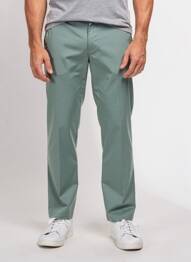 Pantalon chino țesătură melanj talie joasă verde SEA BARRIER bărbat