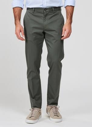 Pantalon chino țesătură poplin mărime normală gri SEA BARRIER bărbat
