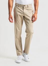 Pantalon chino țesătură poplin mărime normală bej SEA BARRIER bărbat