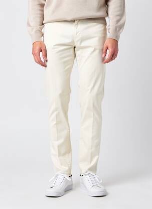 Pantalon slim țesătură poplin mărime normală bej SEA BARRIER bărbat