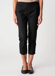 Pantalon 7/8 talie elastică mărime normală negru RHUM RAISIN femeie