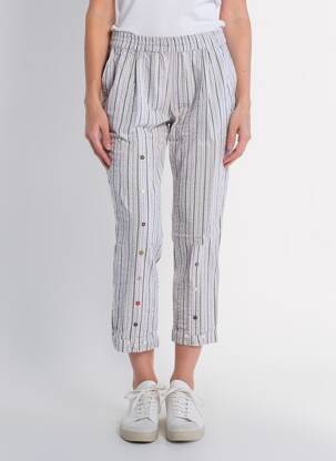 Pantalon 7/8 talie elastică mărime normală albastru RHUM RAISIN femeie