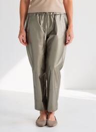 Pantalon drept talie elastică mărime normală argintiu CATNOIR femeie