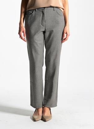 Pantalon drept elasticitate mărime normală negru EAST DRIVE femeie