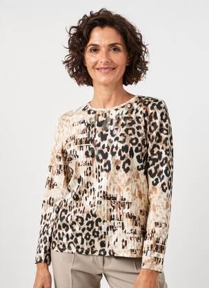 Tricou mâneci lungi mâneci lungi bej OLSEN femeie