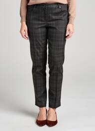Pantalon slim țesătură poplin mărime normală negru GUY DUBOUIS femeie