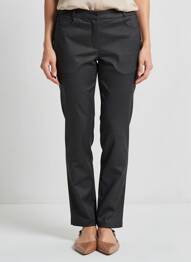 Pantalon slim talie elastică mărime normală negru GUY DUBOUIS femeie