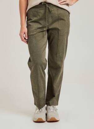Pantalon chino mărime normală mărime normală verde OLSEN femeie