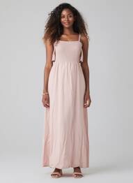 Rochie de maternitate mâneci scurte roz SERAPHINE femeie