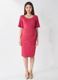 Rochie de maternitate elasticitate roz SERAPHINE femeie