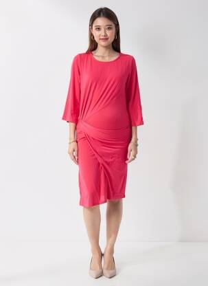 Rochie de maternitate elasticitate roz BALLOON femeie