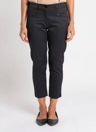 Pantalon 7/8 elasticitate mărime normală negru PAUL BRIAL femeie