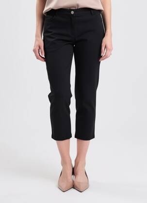 Pantalon 7/8 elasticitate mărime normală negru PAUL BRIAL femeie
