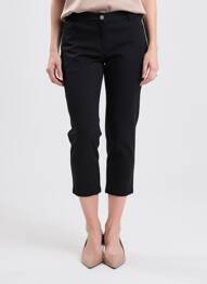 Pantalon 7/8 elasticitate mărime normală negru PAUL BRIAL femeie