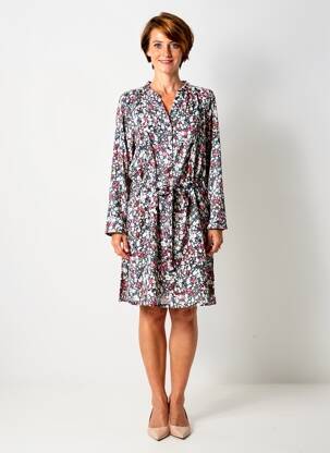 Rochie scurtă mâneci lungi mâneci lungi negru BY ONE femeie