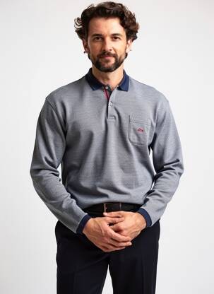 Polo mâneci lungi mâneci lungi albastru DARIO BELTRAN bărbat