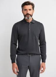 Pulover elasticitate mâneci lungi gri BERAC bărbat