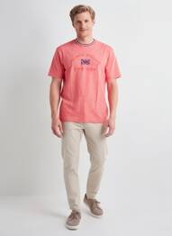Tricou croială cambrată mâneci scurte portocaliu BLACK WELLIS bărbat