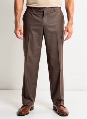 Pantalon drept croială dreaptă maro DIGEL bărbat