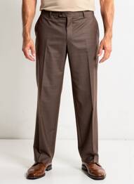 Pantalon drept croială dreaptă maro DIGEL bărbat