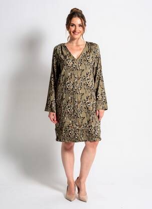Rochie scurtă mâneci lungi mâneci lungi verde LOLA ESPELETA femeie