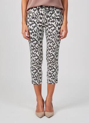 Pantalon 7/8 elasticitate mărime normală negru FREEMAN T.PORTER femeie