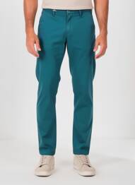 Pantalon chino elasticitate mărime normală verde LEE COOPER bărbat