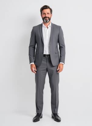 Costume de oraș mâneci lungi gri IZAC bărbat