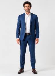 Costume de oraș croială costum albastru THOMAS GOODWIN bărbat