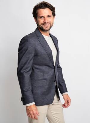 Sacou croială cambrată gri NINO LORETTI bărbat
