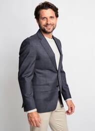 Sacou croială cambrată gri NINO LORETTI bărbat