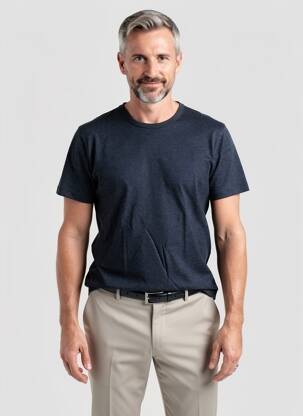 Tricou croială cambrată mâneci scurte negru EMINENCE bărbat