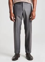 Pantalon drept țesătură melanj mărime normală gri PRE END bărbat