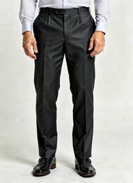 Pantalon drept țesătură melanj mărime normală gri STUDIO MILANO bărbat
