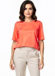Tricou elasticitate mâneci scurte portocaliu BETTY BARCLAY femeie
