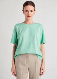 Tricou elasticitate mâneci scurte verde BETTY BARCLAY femeie