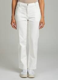 Pantalon drept elasticitate mărime normală alb BETTY BARCLAY femeie