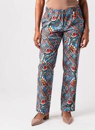 Pantalon drept elasticitate mărime normală albastru ARONA femeie