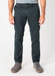 Pantalon chino țesătură poplin mărime normală verde CAMBRIDGE bărbat