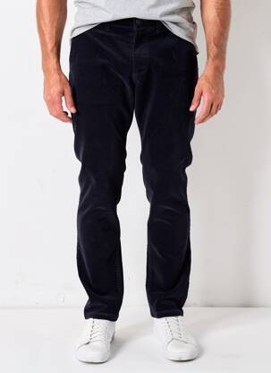 Pantalon chino elasticitate mărime normală albastru CAMBRIDGE bărbat