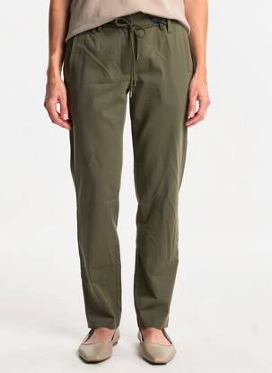 Pantalon chino mărime normală mărime normală verde JULIE GUERLANDE femeie