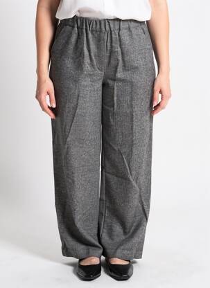 Pantalon larg buzunare mărime normală gri C'EST BEAU LA VIE femeie