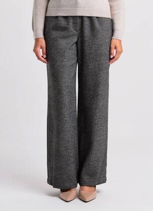 Pantalon larg buzunare mărime normală gri C'EST BEAU LA VIE femeie