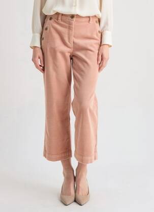 Pantalon 7/8 elasticitate mărime normală roz C'EST BEAU LA VIE femeie