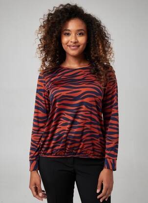 Tricou mâneci lungi mâneci lungi portocalie BATIDA femeie