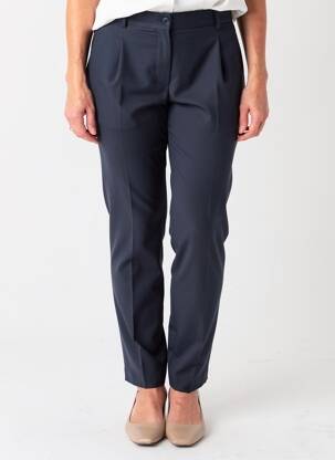 Pantalon slim talie înaltă talie înaltă albastru ANNE KELLY femeie