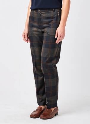 Pantalon chino închidere cu fermoar sub clapetă cu nasturi mărime normală albastru WALTRON femeie