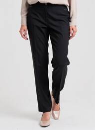 Pantalon slim mărime normală mărime normală negru WALTRON femeie