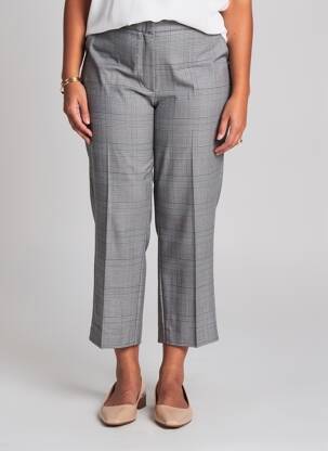 Pantalon 7/8 elasticitate mărime normală gri DIANE LAURY femeie
