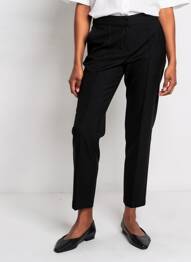 Pantalon 7/8 elasticitate mărime normală negru KING LOUIE femeie